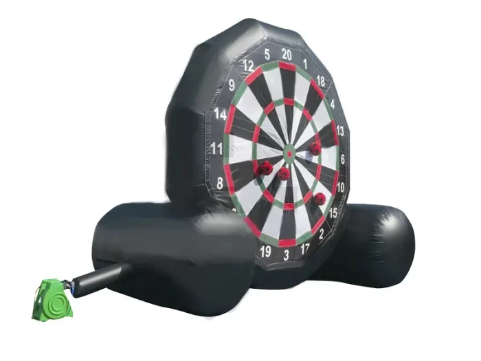 Giant inflatable dartboard game with velcro darts, perfect for outdoor events and parties. Buy online in NZ for affordable fun and entertainment.